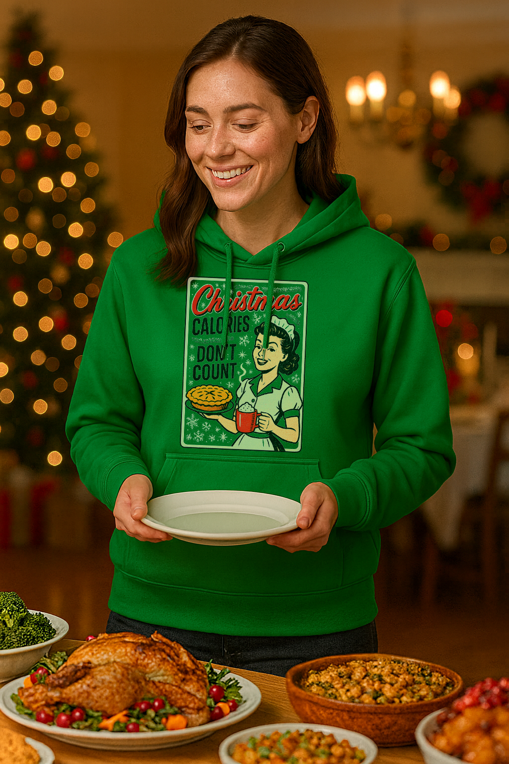 Christmas Calories Don’t Count  -- Hoodie
