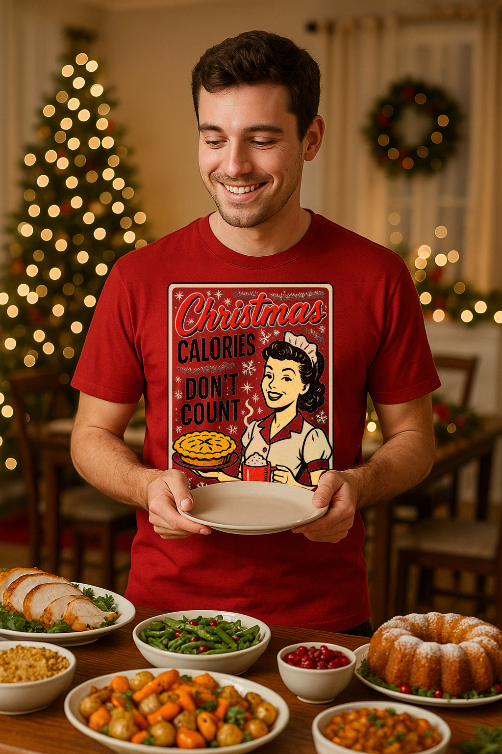 Christmas Calories Don’t Count -- Tee