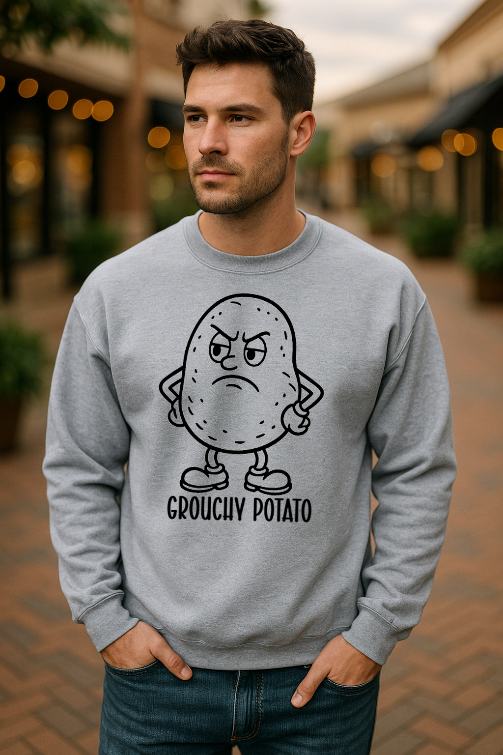 Grouchy Potato- Sweatshirt