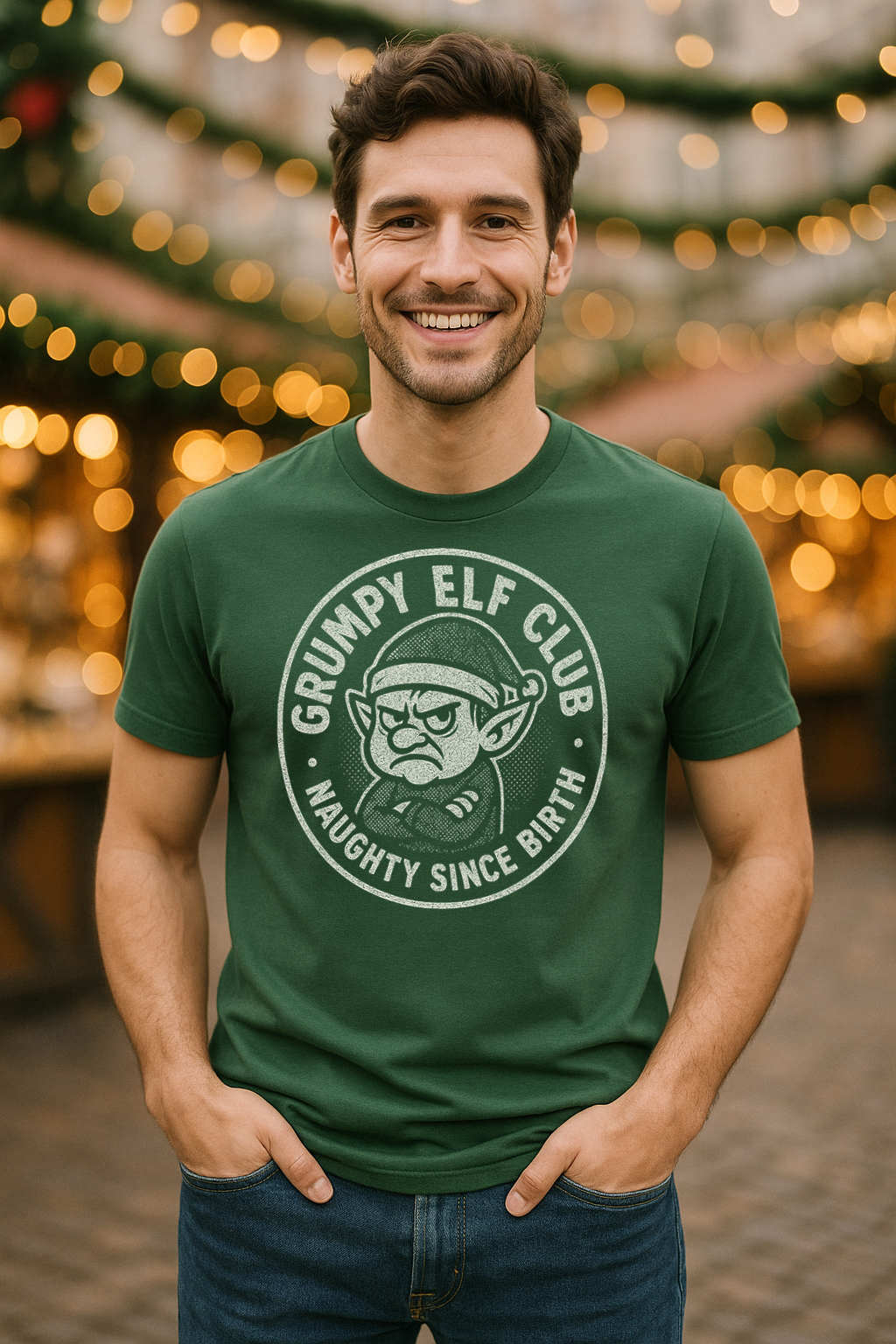 Grumpy Elf Club - Tee