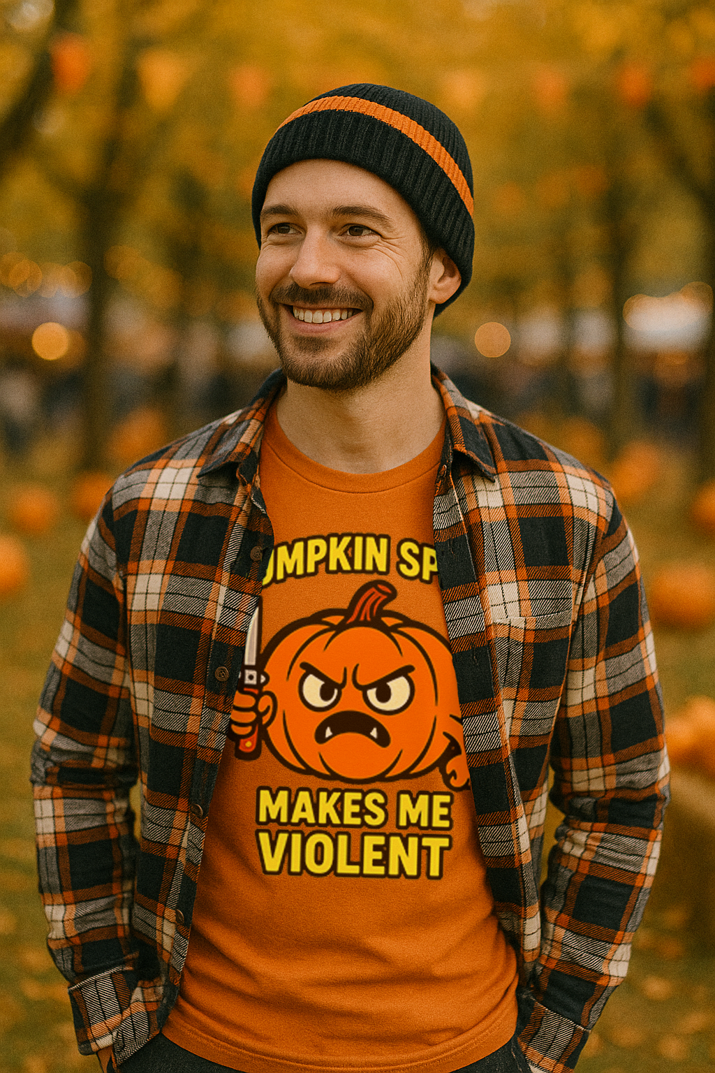 Pumpkin Spice Makes Me Violent – Tee