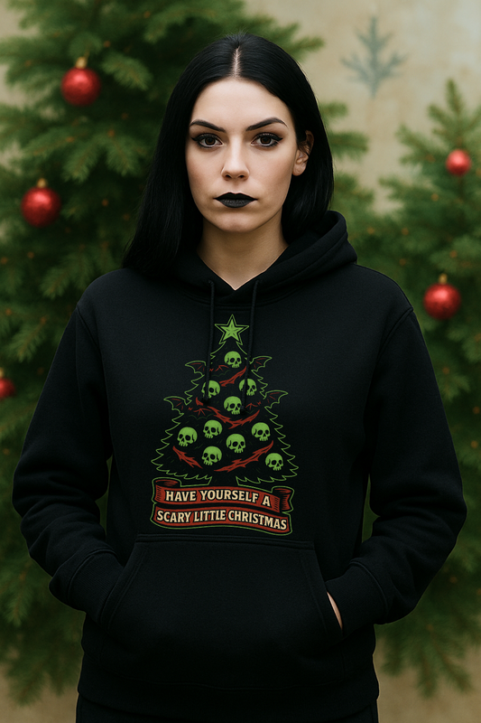 Have yourself a scary little Christmas - Black Hoodie