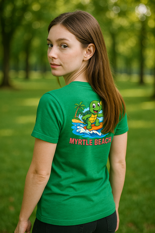 Surf Turtle Tee -- Road to the Waves