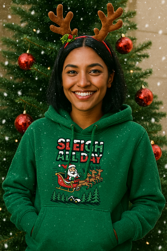 Sleigh All Day -- Hoodie