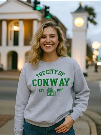 Conway South Carolina custom t-shirt design printed locally by 843 Teez